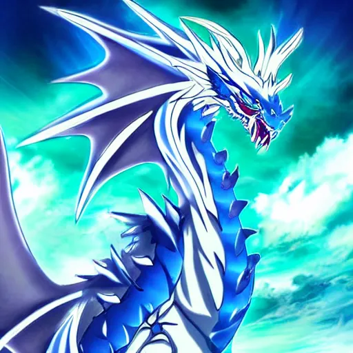 Prompt: crystalline dragon, anime style