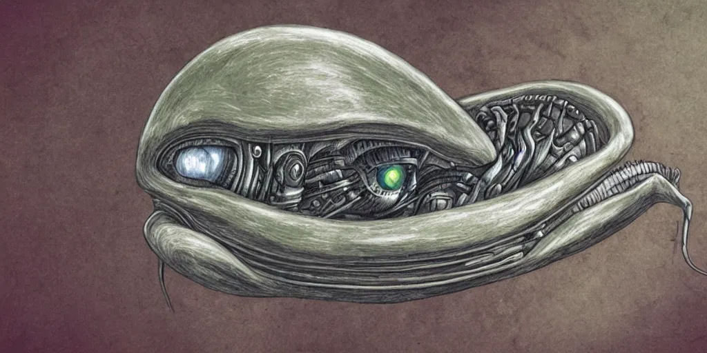 Prompt: alien heptapod, photorealistic, in the style of flapjack