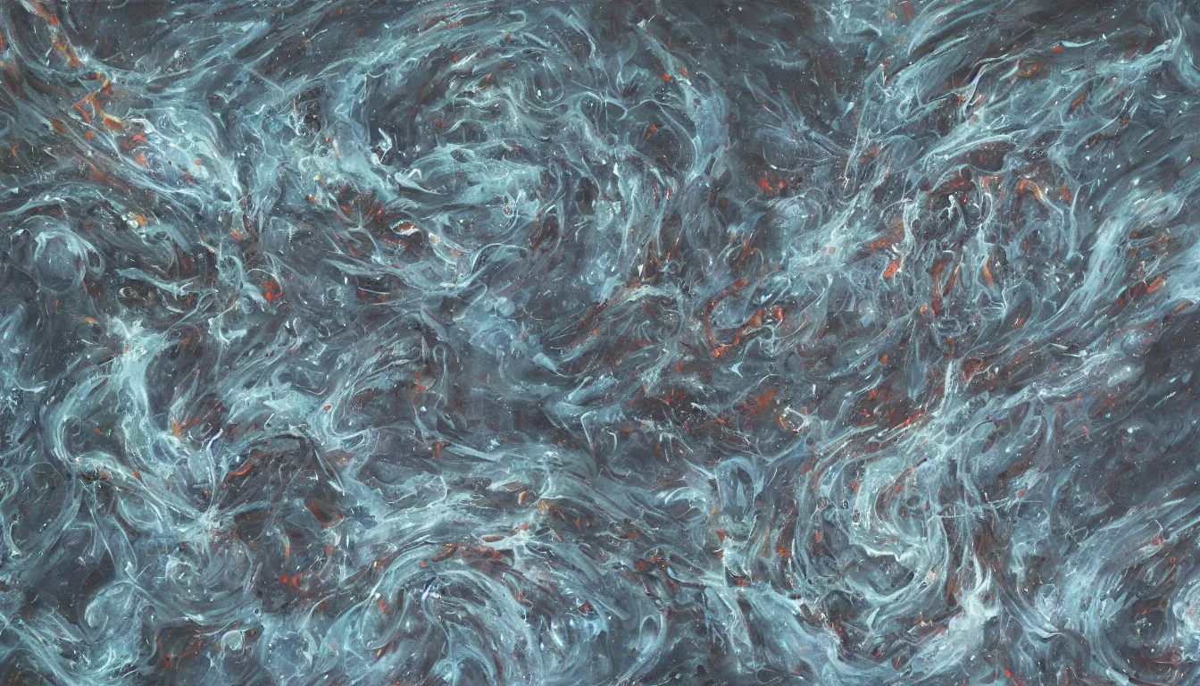 Image similar to highly detailed painting of the void