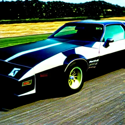 Prompt: a pontiac trans am from 1 9 8 2