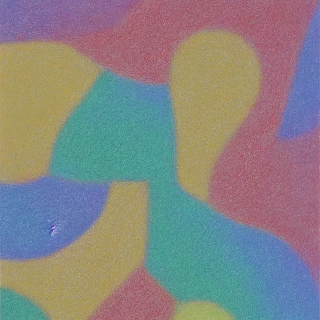 Image similar to a close up of a piece of paper with different colors, a pastel by wayne thiebaud, trending on pinterest, lyrical abstraction, marble sculpture, high detail, matte background