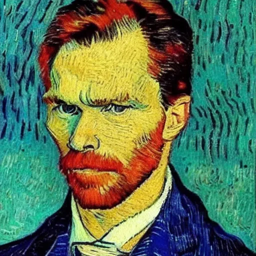 Prompt: mark rutte in the style of vincent van gogh