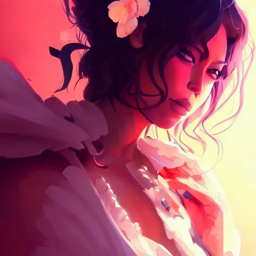 Image similar to beyonce, portrait shinkai makoto studio ghibli studio key hideaki anno sakimichan stanley artgerm lau rossdraws james jean marc simonetti elegant highly detailed digital painting artstation pixiv