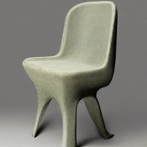 Image similar to chair designed by zdzisław beksiński