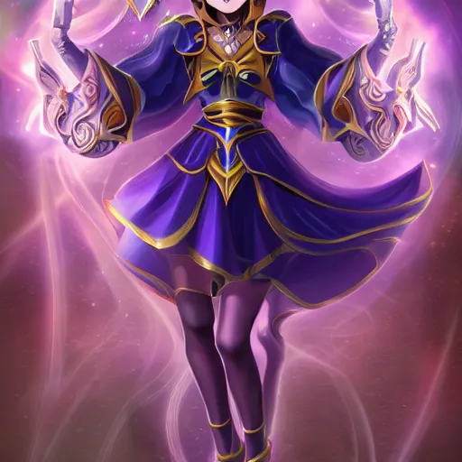 Image similar to beautiful dark magician girl, full body, mystical, ultra detailed, 4k