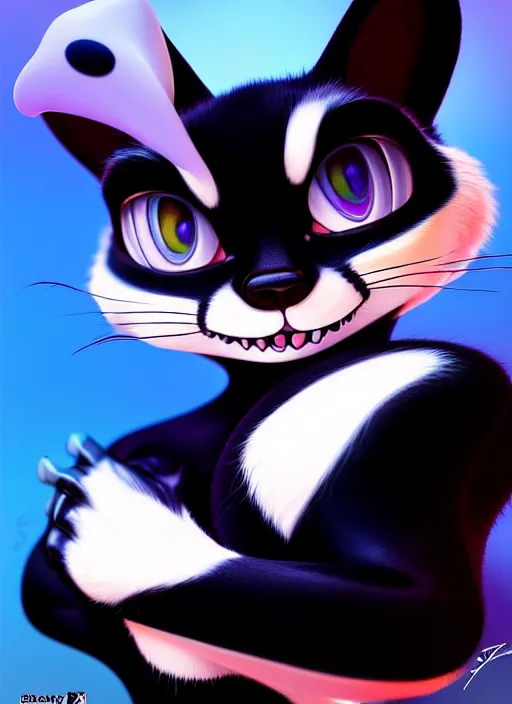 Image similar to photo of a gorgeous Felix the cat in the style of stefan kostic, realistic, sharp focus, 8k high definition, insanely detailed, intricate, elegant, art by stanley lau and artgerm