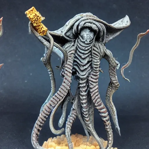 Image similar to ilithid mindflayer lich, D&d, highly detailed, honeycomb structure,