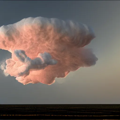 Image similar to tornadic supercell, realistic raytracing, vray, 55mm