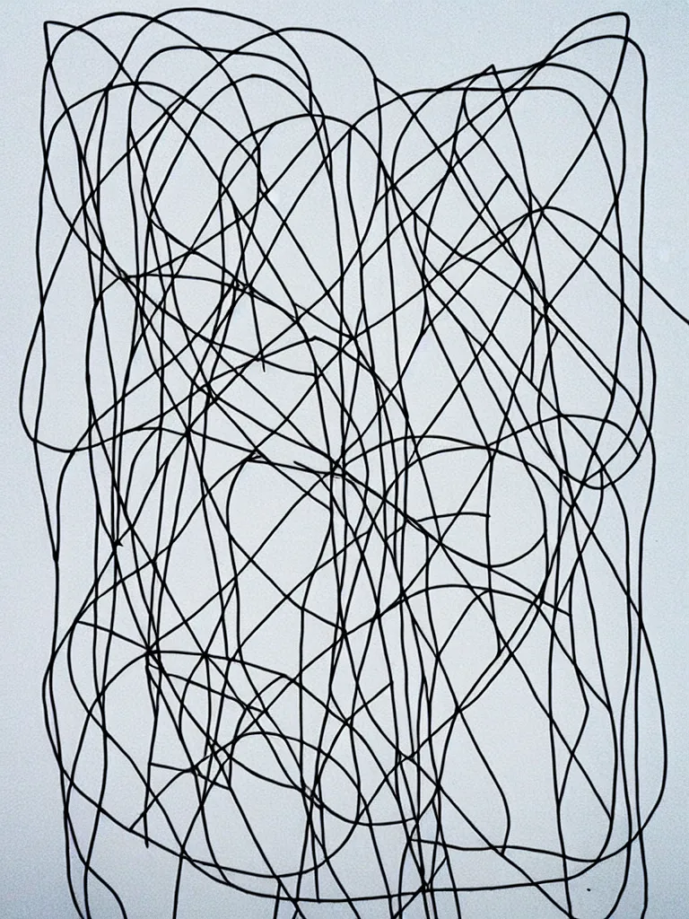 Image similar to wire art portrait, minimal and elegant, inspired by single line drawings from gejza schiller, the bauhaus, henri matisse.