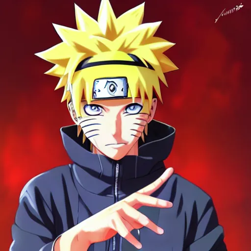 anime portrait of Naruto Uzumaki as an anime girl by