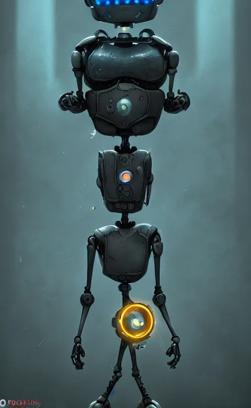 Image similar to a robot in the style of the stop motion movie coraline, dynamic lighting, fantasy concept art, trending on art station, stunning visuals, creative, cinematic, ultra detailed