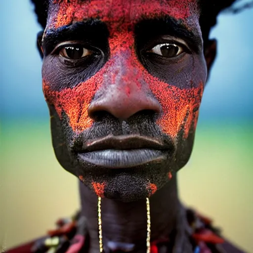 Prompt: portrait of a voodoo billionaire, by Steve McCurry, clean, detailed, award winning