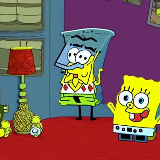 Image similar to spongebob banned episode