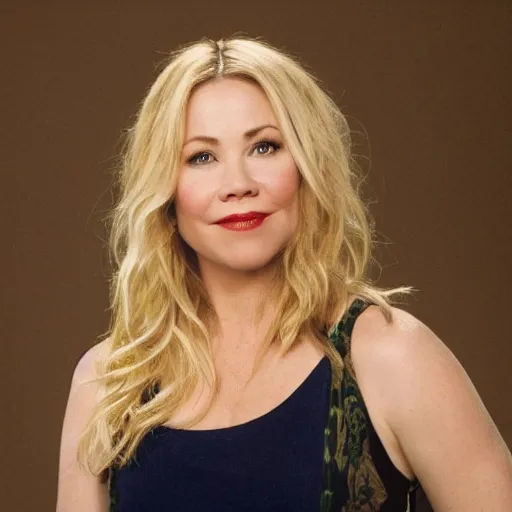 Prompt: christina applegate is an apple!!! studio photography
