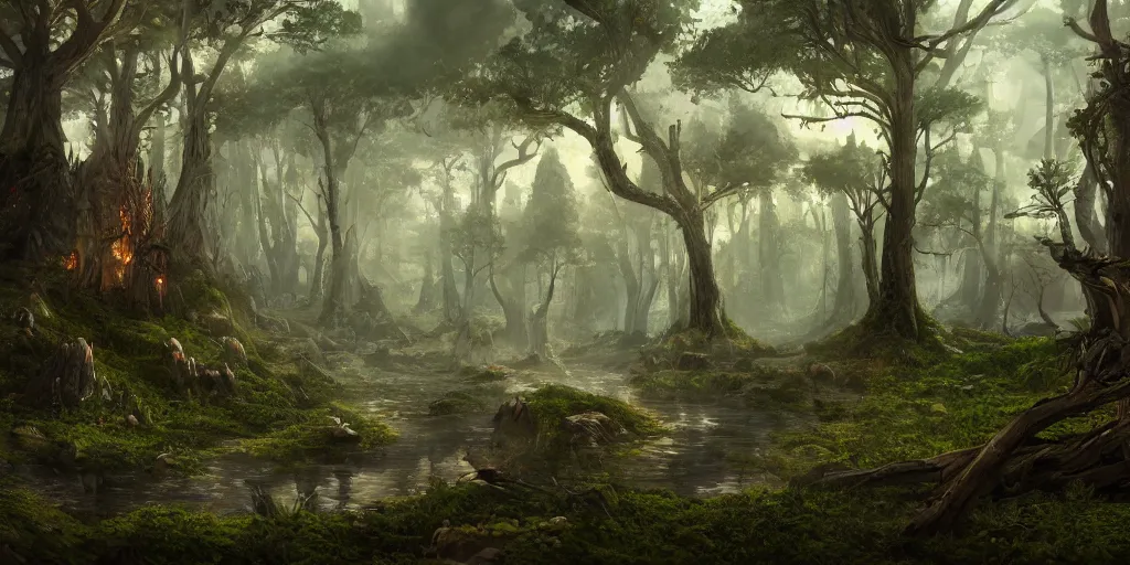 fantasy jungle landscapes