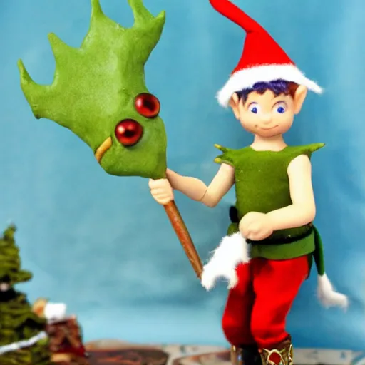 Image similar to Puck, the glorious elf overlord