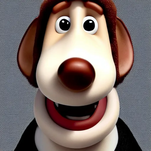 Image similar to photo portrait of wallace from wallace and gromit in real life, in the real world, realistic, hyperrealistic, 8 k resolution, hd quality, very detailed, highly detailed, intricate details, real life, real world, trending on artstation, digital art, really realistic, very realistic, headshot, head in frame, photograph, portrait, head in frame