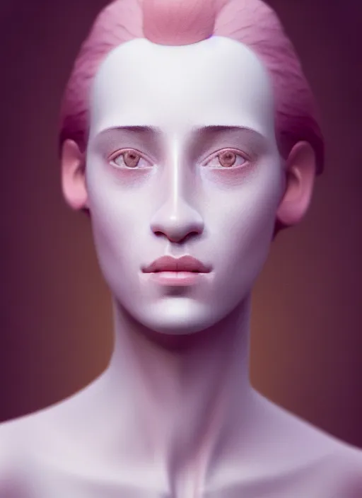 Prompt: Kodak Portra 400, 8K, soft light, volumetric lighting, highly detailed, fine art portrait photography in style of Paolo Roversi , britt marling face 3/4 morphing with soft pastel colors tropical fishes, metamorphosis complex 3d render , 150 mm lens, soft blur background, bust with intricate details, elegant, hyper realistic, ultra detailed, octane render, etheric, outworldly colours, emotionally evoking, head in focus, fantasy, ornamental, intricate, elegant, 8K, soft light, volumetric underwater lighting, highly detailed, Refined, Highly Detailed, soft lighting colors scheme, fine art photography, Hyper realistic, photo realistic