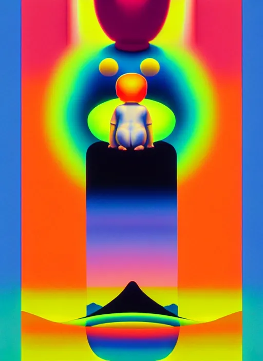 Image similar to god by shusei nagaoka, kaws, david rudnick, airbrush on canvas, pastell colours, cell shaded, 8 k