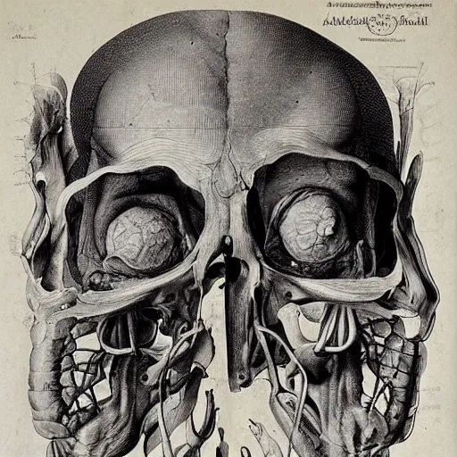 Image similar to illustrations of unusual anatomy by andreas vesalius