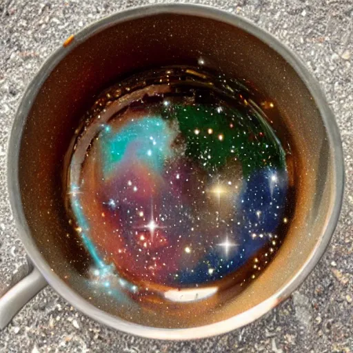 Image similar to universe in a pot, universe