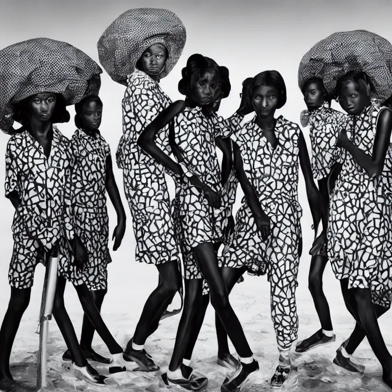 Image similar to fashion editorial campaign by richard mosse