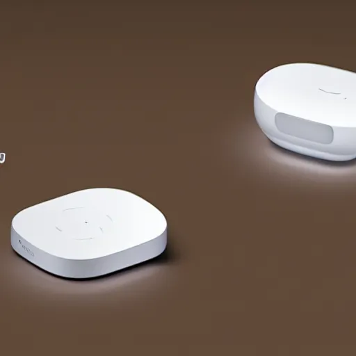 Image similar to Samsung SmartThings, concept art, designed by Apple Inc and Joongwon Jeong, studio ambient lighting