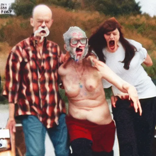 Image similar to found photo of trash humpers going wild
