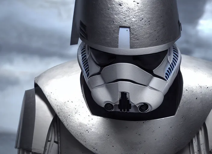 Image similar to menacing general wearing a white star wars imperial general uniform, his skin is blue, ultra realistic, 4 k, movie still, uhd, sharp, detailed, cinematic, render, modern