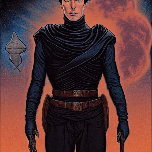 Image similar to portrait of Paul Atreides