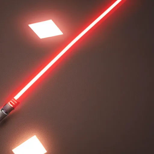 Image similar to photorealistic lightsaber, 8 k hd, good lighting