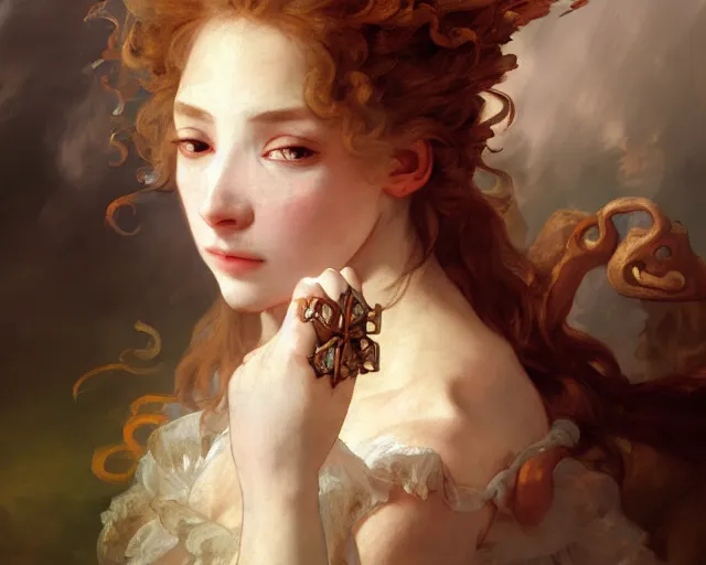 Image similar to photography of jean - antoine watteau, deep focus, d & d, fantasy, intricate, elegant, highly detailed, digital painting, artstation, concept art, matte, sharp focus, illustration, hearthstone, art by artgerm and greg rutkowski and alphonse mucha