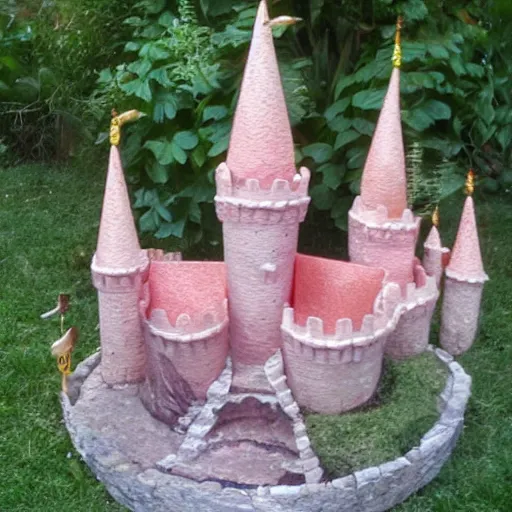 Prompt: a fairy castle for my mother