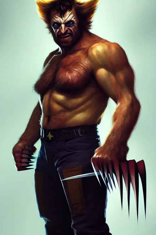 Prompt: Boris Johnson as Wolverine, portrait, X man costume, highly detailed, digital painting, artstation, concept art, smooth, sharp focus, illustration, cinematic lighting, art by artgerm and greg rutkowski and alphonse mucha