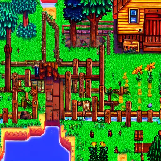 Image similar to stardew valley photorealistic photo 4 k