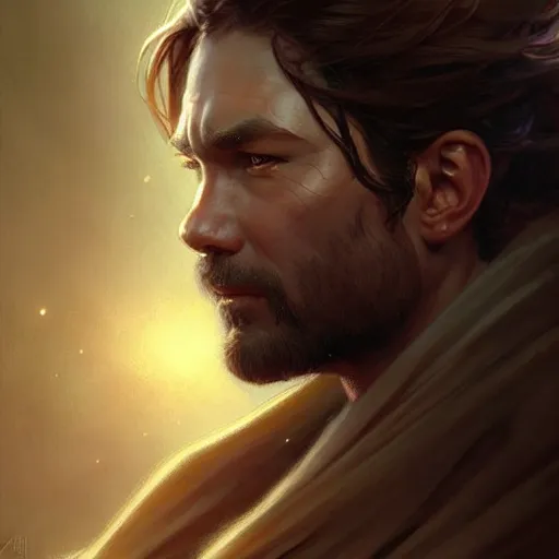 Prompt: Antony Starr closeup, D&D style, fantasy, intricate, elegant, highly detailed, digital painting, artstation, concept art, matte, sharp focus, illustration, art by Artgerm and Greg Rutkowski and Alphonse Mucha