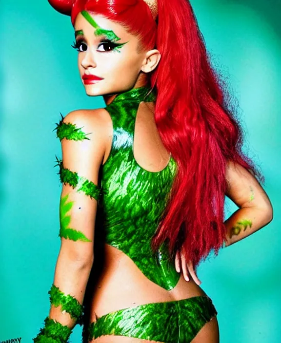 Prompt: ariana grande as poison ivy