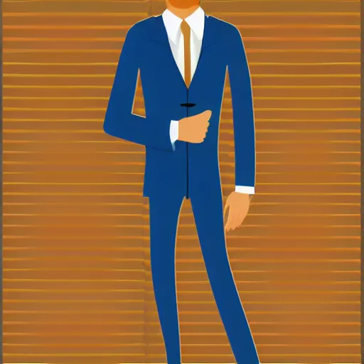 Image similar to man in a suit vector graphics