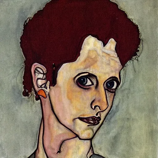 Image similar to sarah michelle gellar as buffy the vampire slayer, egon schiele