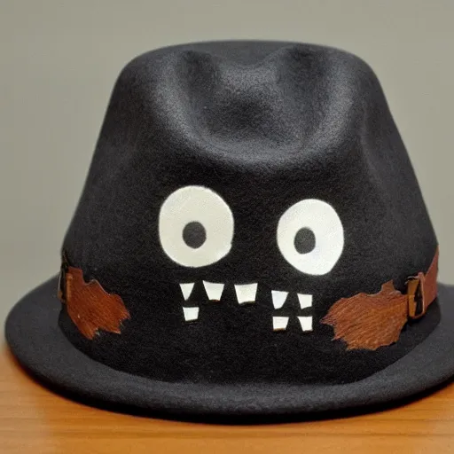 Image similar to wicher hat, spooky style