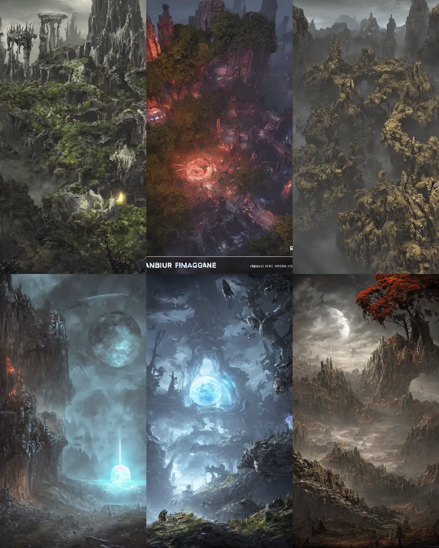 Prompt: a forbidden planet, fantasy , unreal engine, realistic fantasy, dark fantasy