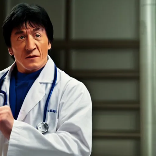 Image similar to Jackie Chan as doctor