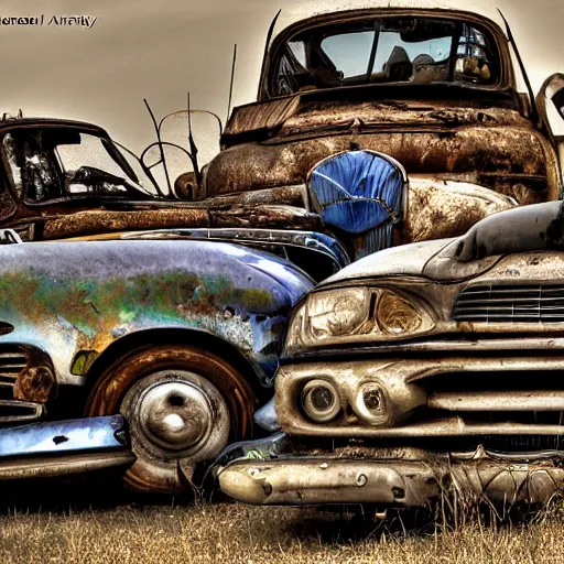 Image similar to Junkyard by Arman