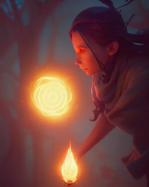 Prompt: highly detailed vfx portrait of a mage casting a light spell, unreal engine, greg rutkowski, loish, rhads, beeple, makoto shinkai and lois van baarle, ilya kuvshinov, rossdraws, tom bagshaw, alphonse mucha, global illumination, detailed and intricate environment