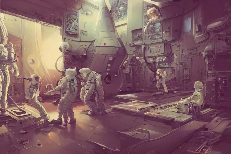 Image similar to hyperrealistic photography of a machine entering an astronaut host in the style of Jin Kagetsu, James Jean and wlop, highly detailed, sharp focus, intricate concept art, digital painting, ambient lighting, vivid colors, 4k, artstation