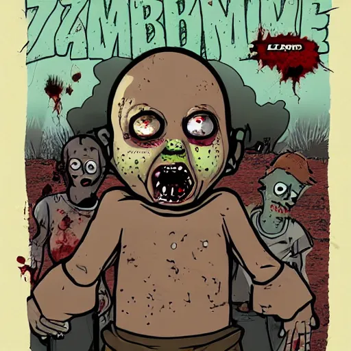 Prompt: zombie baby by robert kirkman