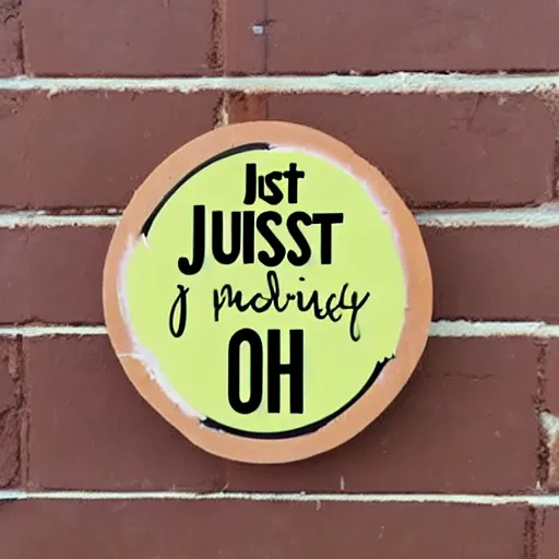 Prompt: just ohio things cute sign