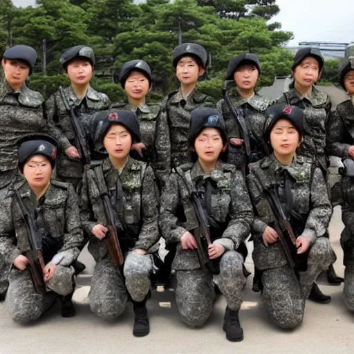 Image similar to female south korean counterterrorist unit 7 0 7 th special mission group, tactical c 1 3. 0