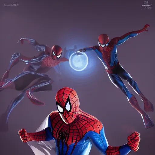 ArtStation - Marvel Midnight Suns - Spiderman - Cinematic Lighting