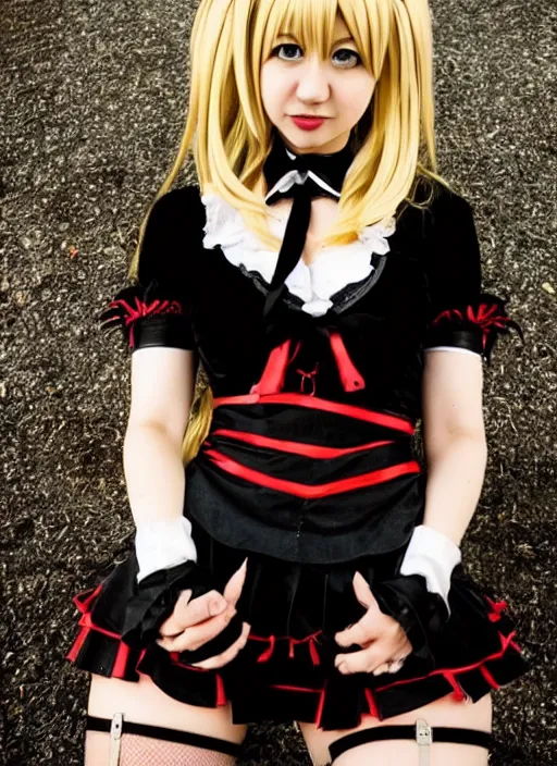 Image similar to misa amane, cosplay